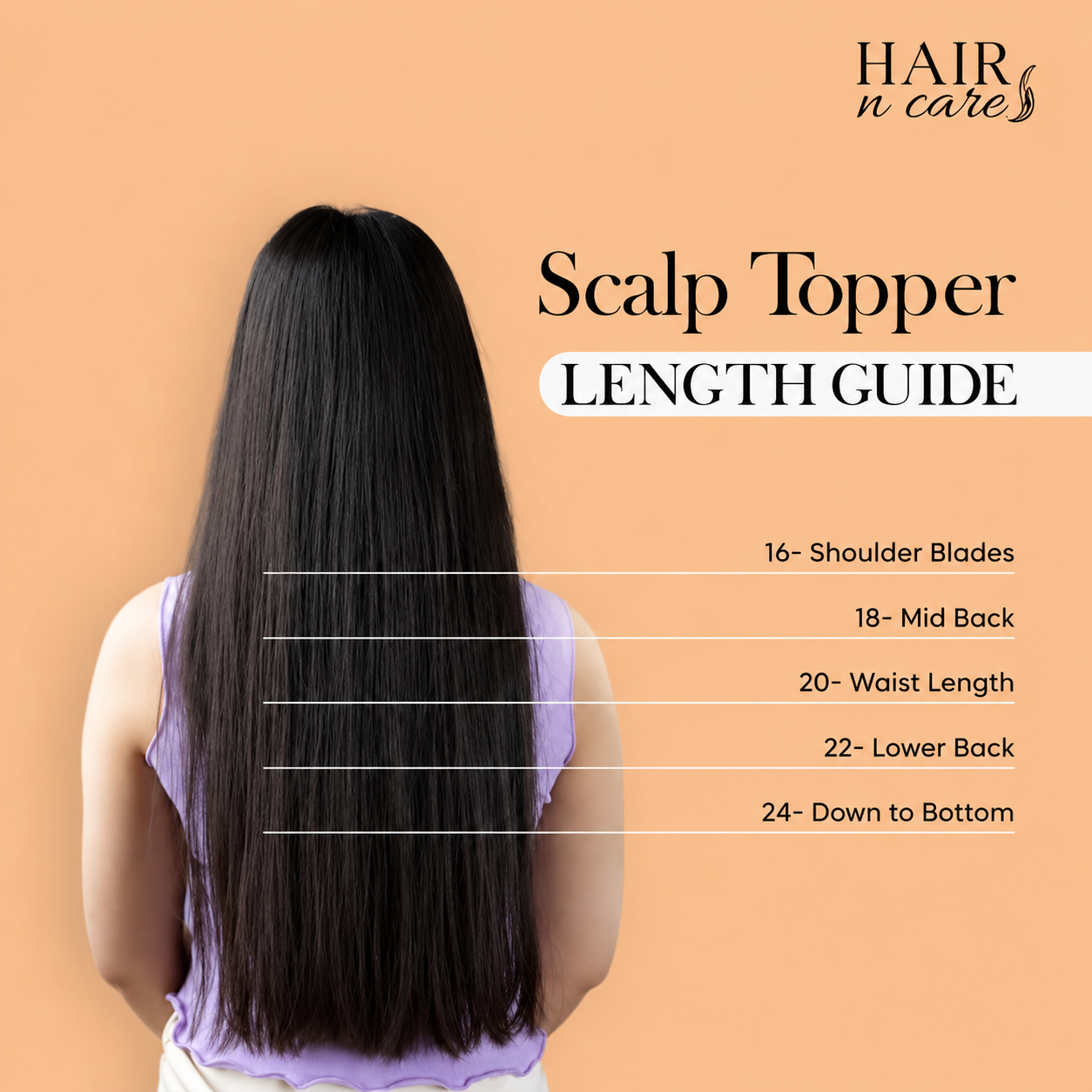 Scalp Topper Hair Extensions For Women | Silk base | Hairncare - Image 2